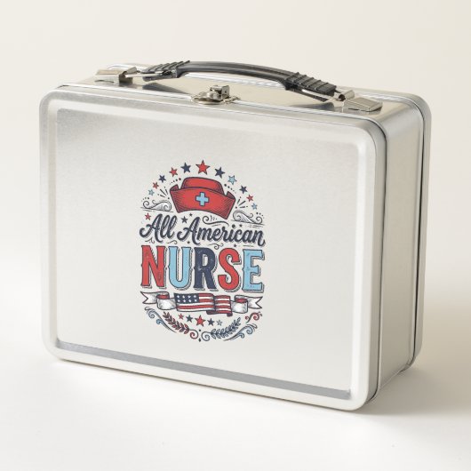 Lunch Box Tout infirmière américaine conception de maillot p (Devant)