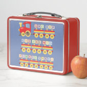 Lunch Box Toy Train Carrying Alphabet Blocks (En situation)