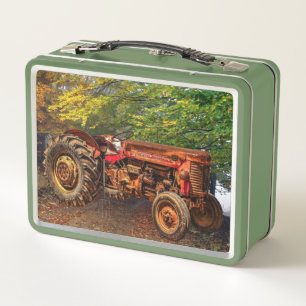 Lunch Box Traceur de la ferme rouge