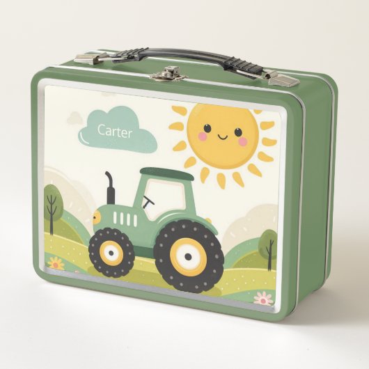 Lunch Box Tracteur/exploitation agricole personnalisé (Devant)
