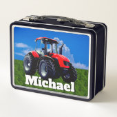 Lunch Box Tracteur moderne Red Farm (Dos)