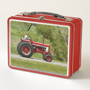 Lunch Box Tracteur rouge