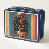 Lunch Box Trail Vélo Jardin Botanique Retro (Dos)