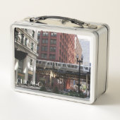 Lunch Box Train à boucle élevé de Chicago (Dos)