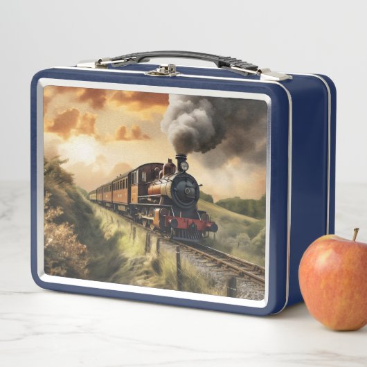 Lunch Box Train de la vieille école (En situation)