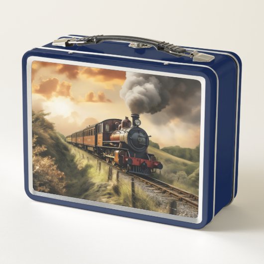 Lunch Box Train de la vieille école (Dos)