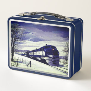 Lunch Box Train diesel en neige 