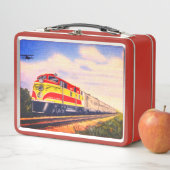 Lunch Box Train diesel et avion (En situation)