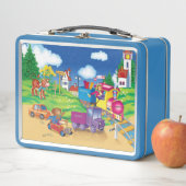 Lunch Box train et voiture pour le garçon (En situation)