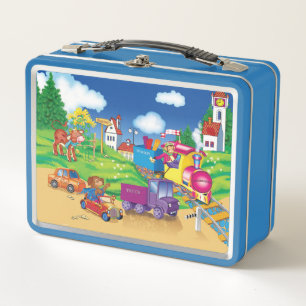 Lunch Box train et voiture pour le garçon