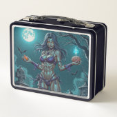Lunch Box Traite d'Halloween ou ami Zombie w Cerveau (Dos)