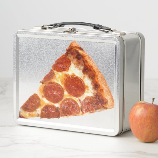Lunch Box tranche de pizza pepperoni classique de SlipperyJo (En situation)