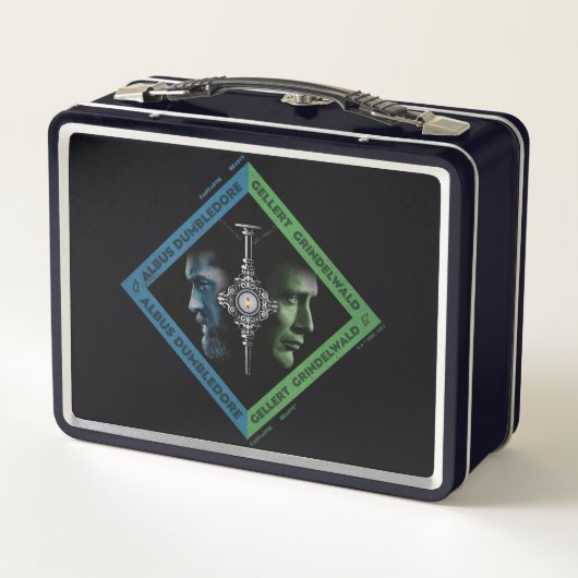 Lunch Box Tranche sanguine Dumbledore & Grindlewald Graphiqu (Dos)