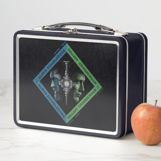 Lunch Box Tranche sanguine Dumbledore & Grindlewald Graphiqu (En situation)