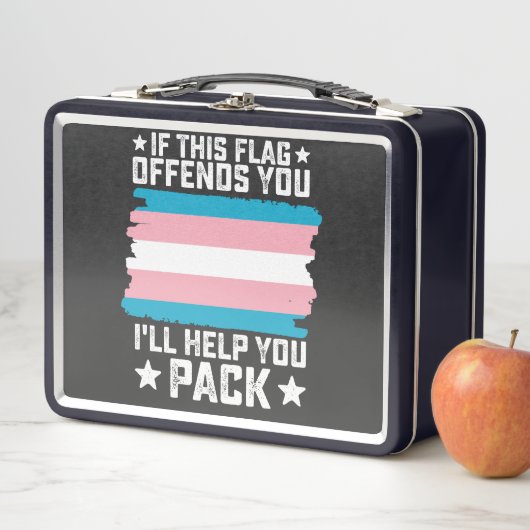 Lunch Box Transférer Si Ce Drapeau Vous Offense Je Vous Aide (En situation)