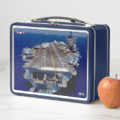 LUNCH BOX TRANSPORTEUR D'AÉRONEF AMÉRICAIN (En situation)