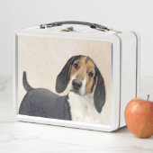 Lunch Box Treeing Walker Coonhound Peinture - Art original (En situation)