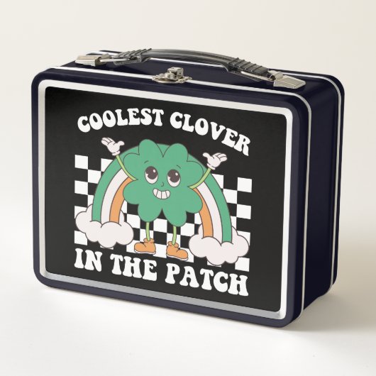 Lunch Box Trèfle le plus cool du patch St Patrick's Day (Devant)