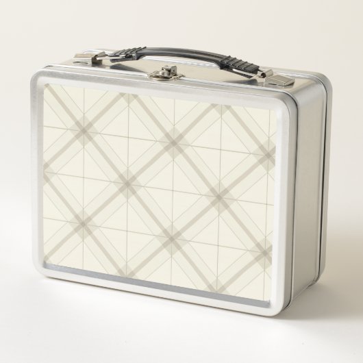 Lunch Box treillis beige (Devant)