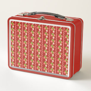 Lunch Box Trellis motif fraise printemps été enfants