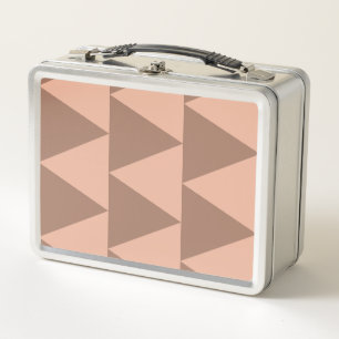 Lunch Box Triangles Géométriques Grosis Mousse de Mocha Rose
