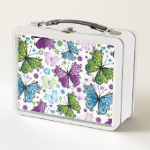 Lunch Box Trippy Hippy Butterfly Retro (Devant)