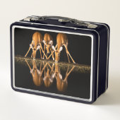 Lunch Box Trois impalas boivent ensemble la nuit (Dos)