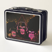 Lunch Box Trois Monkeys Video Gaming Design (Dos)