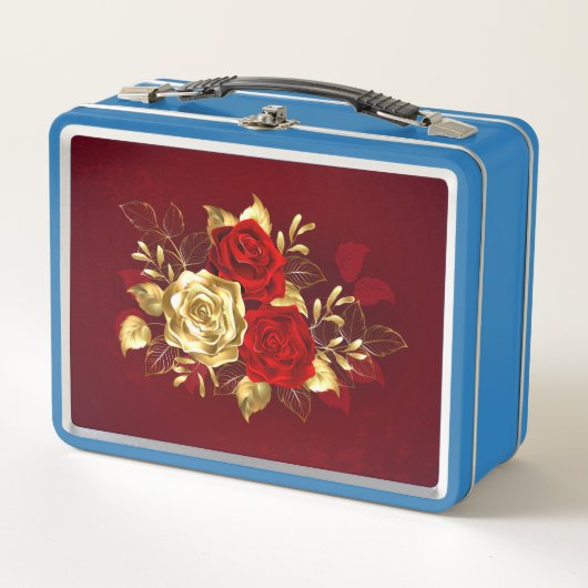 Lunch Box Trois Roses de bijoux (Devant)