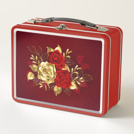 Lunch Box Trois Roses de bijoux (Devant)
