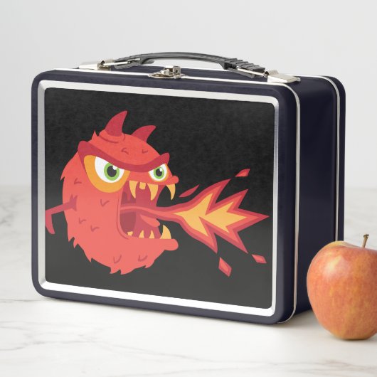 Lunch Box troll de feu (En situation)