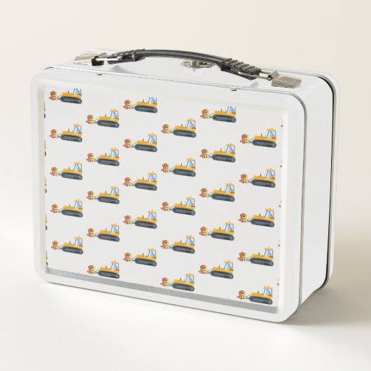 Lunch Box Tronc Dinosaure Truck Retour À L'École (Dos)