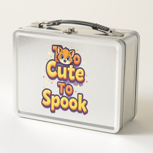 Lunch Box Trop mignon pour effrayer le chat (Devant)