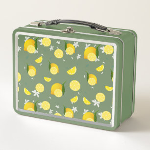 Lunch Box Tropical coloré Citrus SUMMER Orange lemon Slice