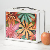 Lunch Box tropical/hawaïen/floral/fleur (En situation)