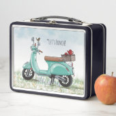 Lunch Box Trottinette sarcelle (En situation)