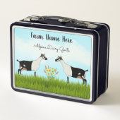 Lunch Box Troupeau de chèvre laitière alpine (Dos)