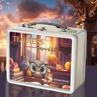 Lunch Box Trousse de survie de l'enseignant Livres de choux