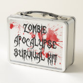 Lunch Box Trousse de survie Zombie Apocalypse Séparé de sang (Dos)