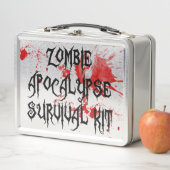 Lunch Box Trousse de survie Zombie Apocalypse Séparé de sang (En situation)