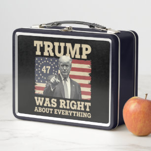 Lunch Box Trump A Raison De Tout Ce Qui Concerne L'Amérique 