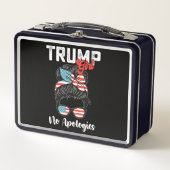 Lunch Box Trump Girl No excuse pour l'élection présidentiell (Devant)