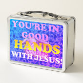 Lunch Box Tu es aux bonnes mains avec Jésus ! (Dos)