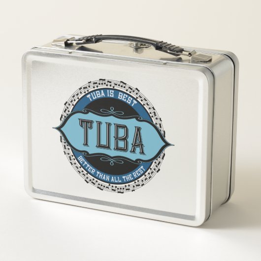 Lunch Box Tuba Music Note Circle (Dos)