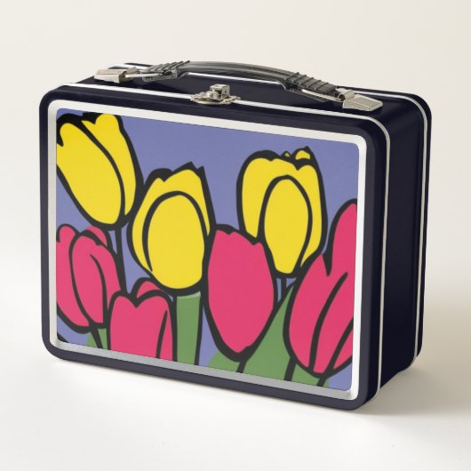 Lunch Box Tulipes de printemps (Devant)