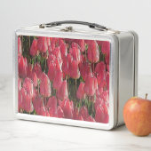 Lunch Box Tulipes roses florales (En situation)