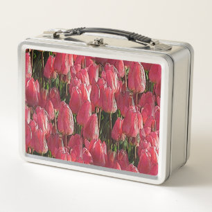 Lunch Box Tulipes roses florales