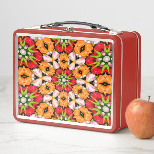 Lunch Box Tulips Bouquet Motif (En situation)