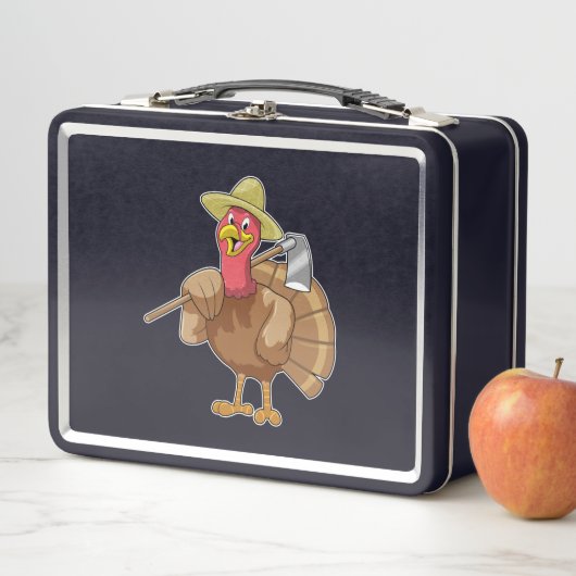 Lunch Box Turkey as Farmer (En situation)