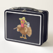 Lunch Box Turkey as Farmer (Devant)